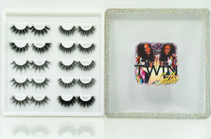 Natural 16MM Collection Multi-Lash 10 Pack