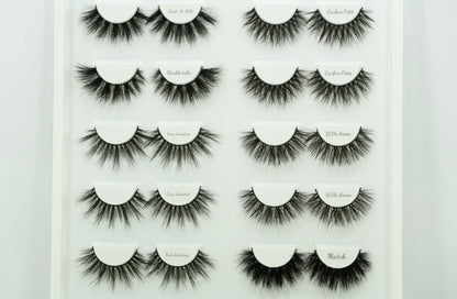 Natural 16MM Collection Multi-Lash 10 Pack